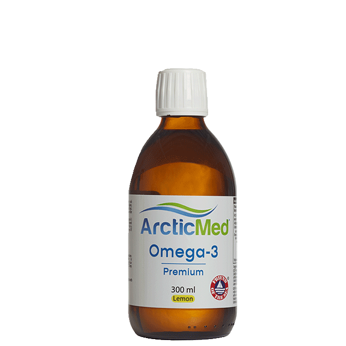 ArcticMed Omega-3 Premium Lemon 300 ml flaska